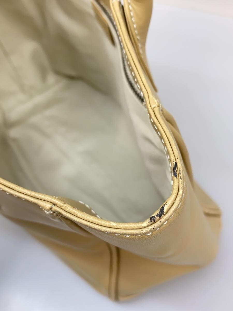 MARGARET HOWELL Handbag Leather BEG Solid 8