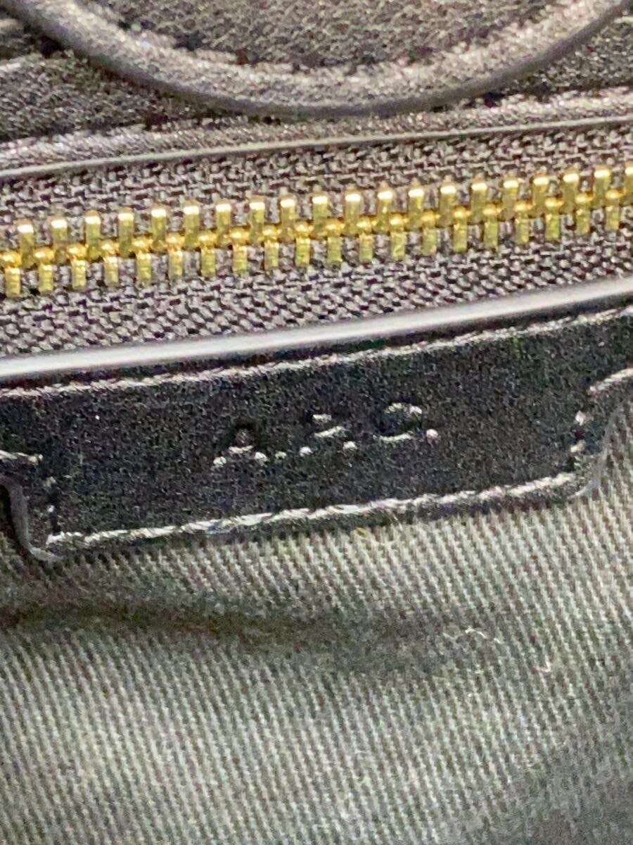 A.P.C. Shoulder Bag Leather BLK Solid 5