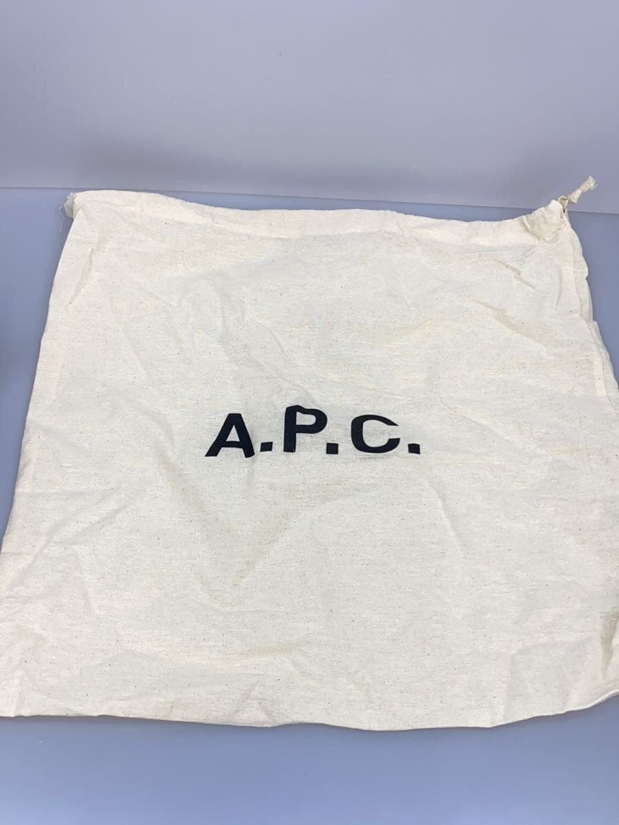 A.P.C. Shoulder Bag Leather BLK Solid 7