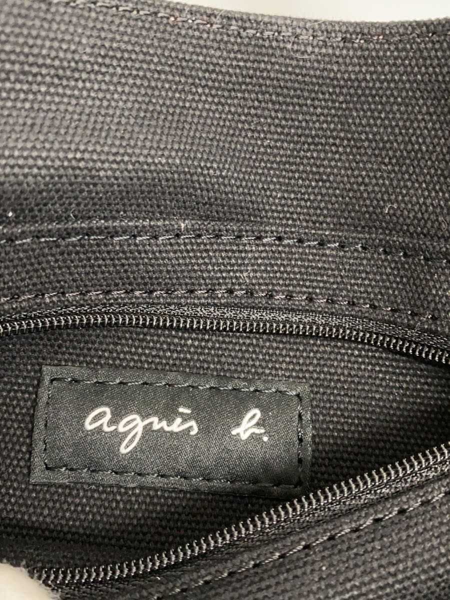 agnes b. Handbag Cotton WHT Solid M929-VTA4 5