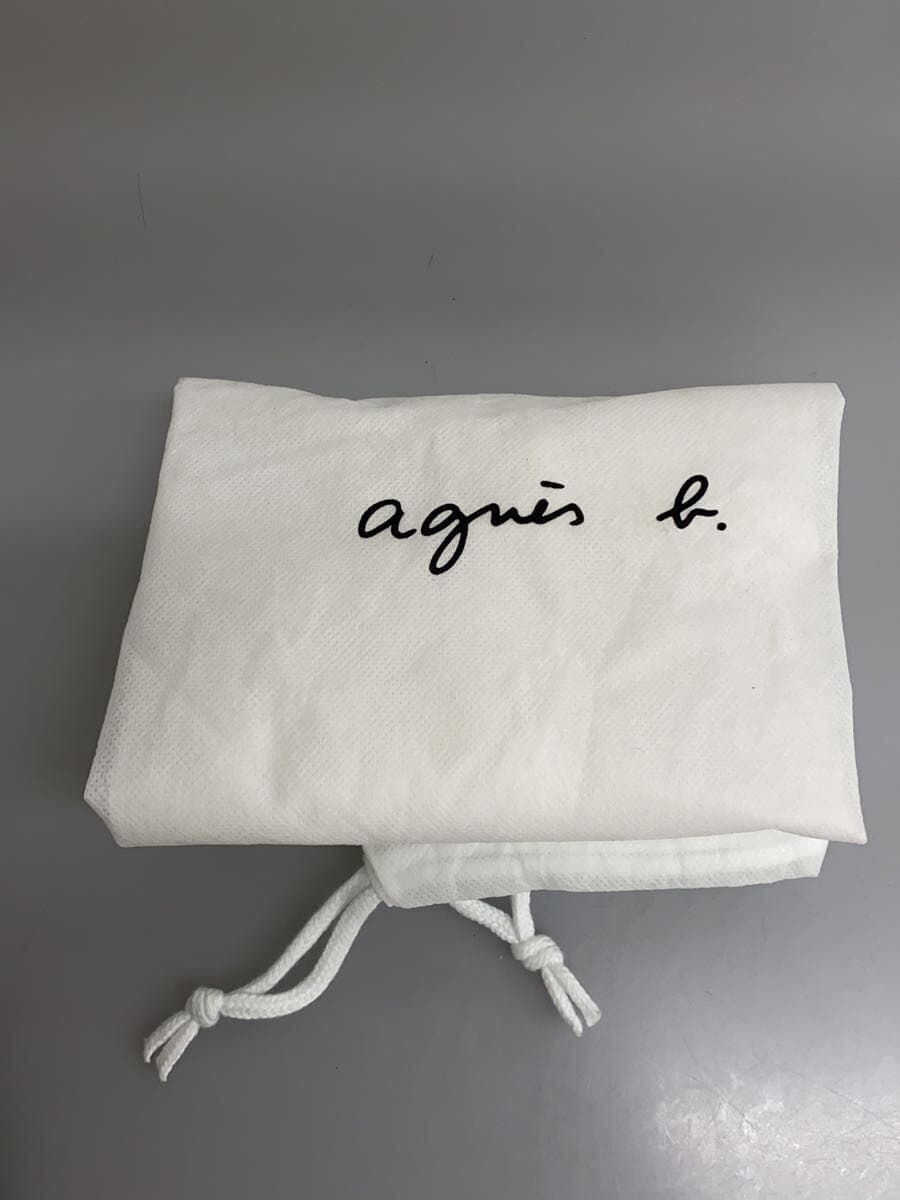 agnes b. Handbag Cotton WHT Solid M929-VTA4 7