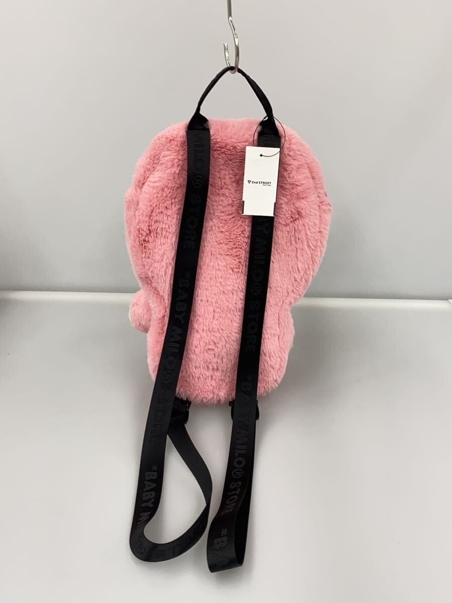 A BATHING APE Shoulder Bag Faux Fur PNK Solid 0MXBGW4235XXP 3