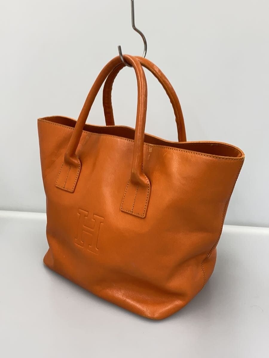 HIROFUH Logo Tote Bag Leather ORN 2