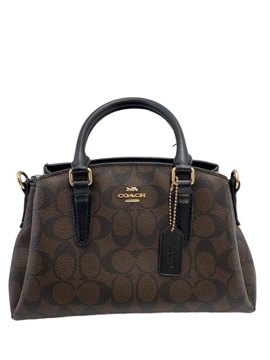 COACH Mini Sage Carryall_Signature_Brown PVC BRW