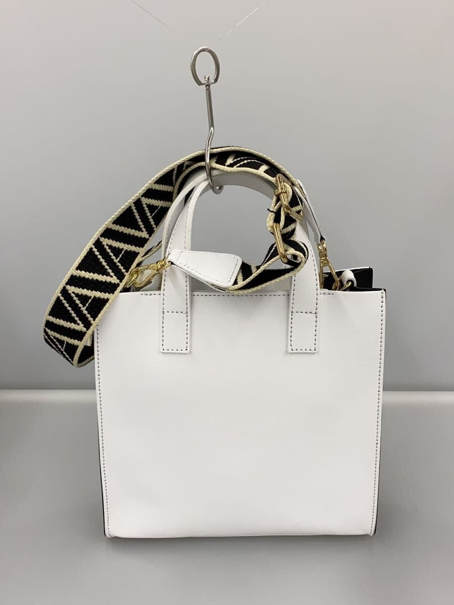 ANNA VIRGILI Shoulder Bag PVC WHT Solid 3