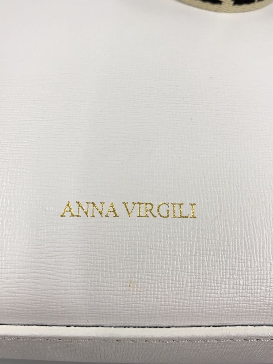 ANNA VIRGILI Shoulder Bag PVC WHT Solid 5
