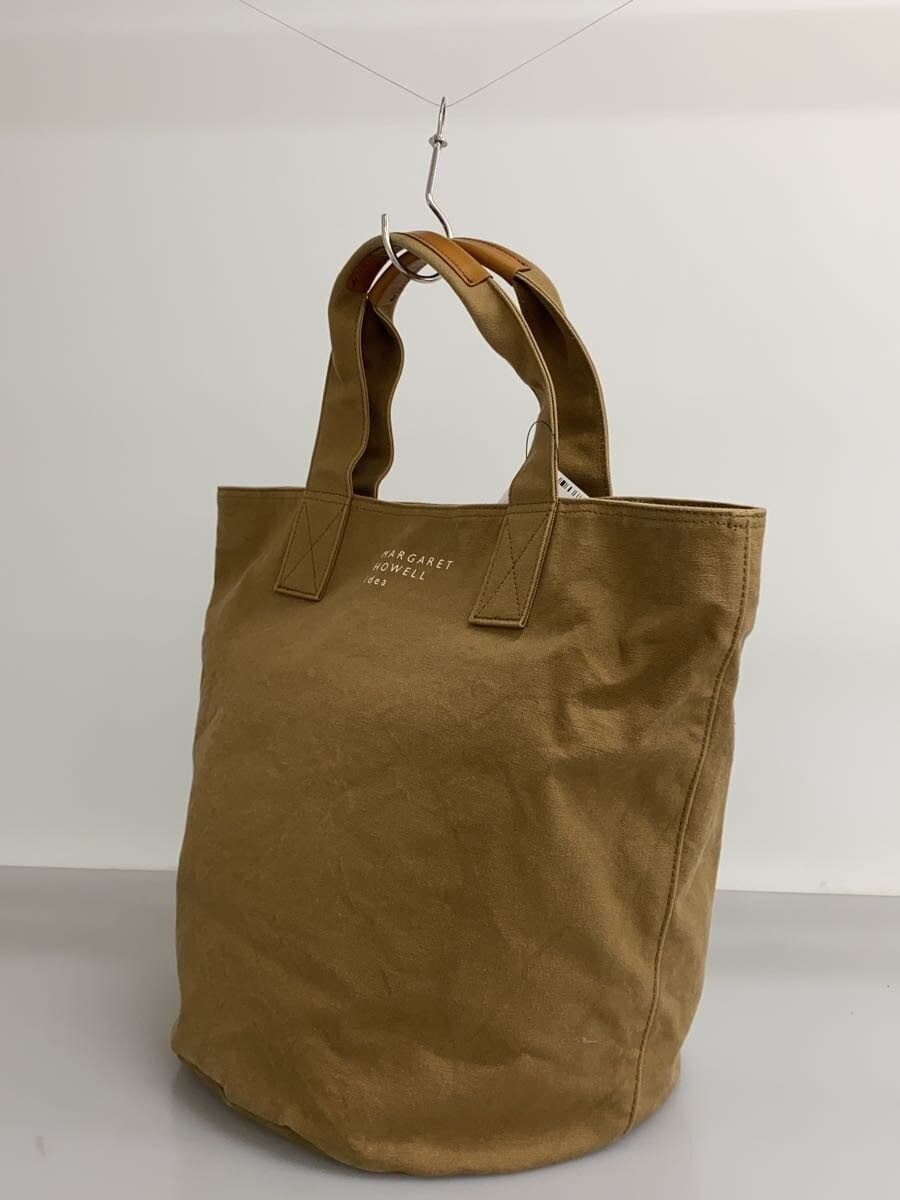MARGARET HOWELL Tote Bag Canvas CML Solid 2