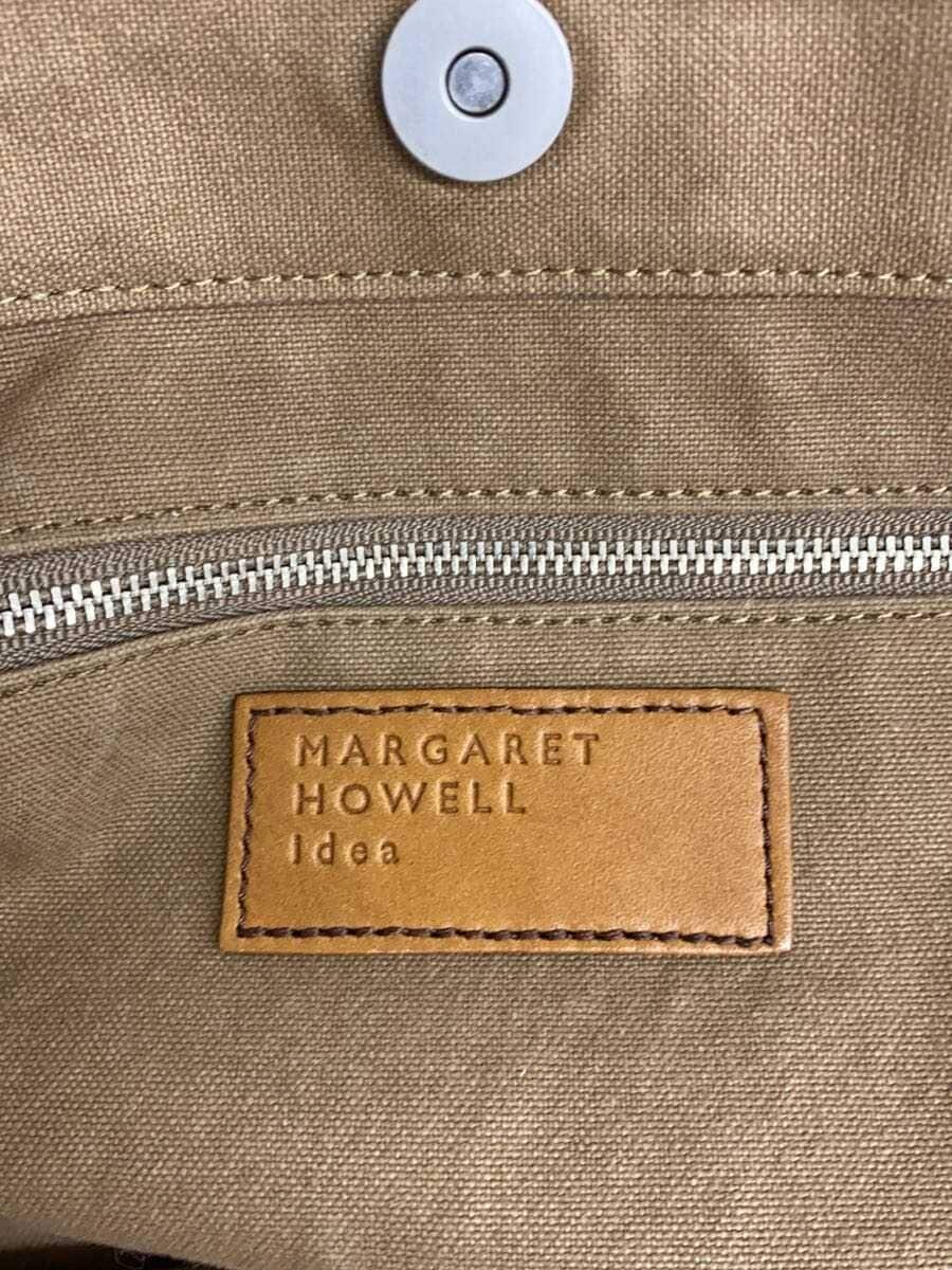 MARGARET HOWELL Tote Bag Canvas CML Solid 5
