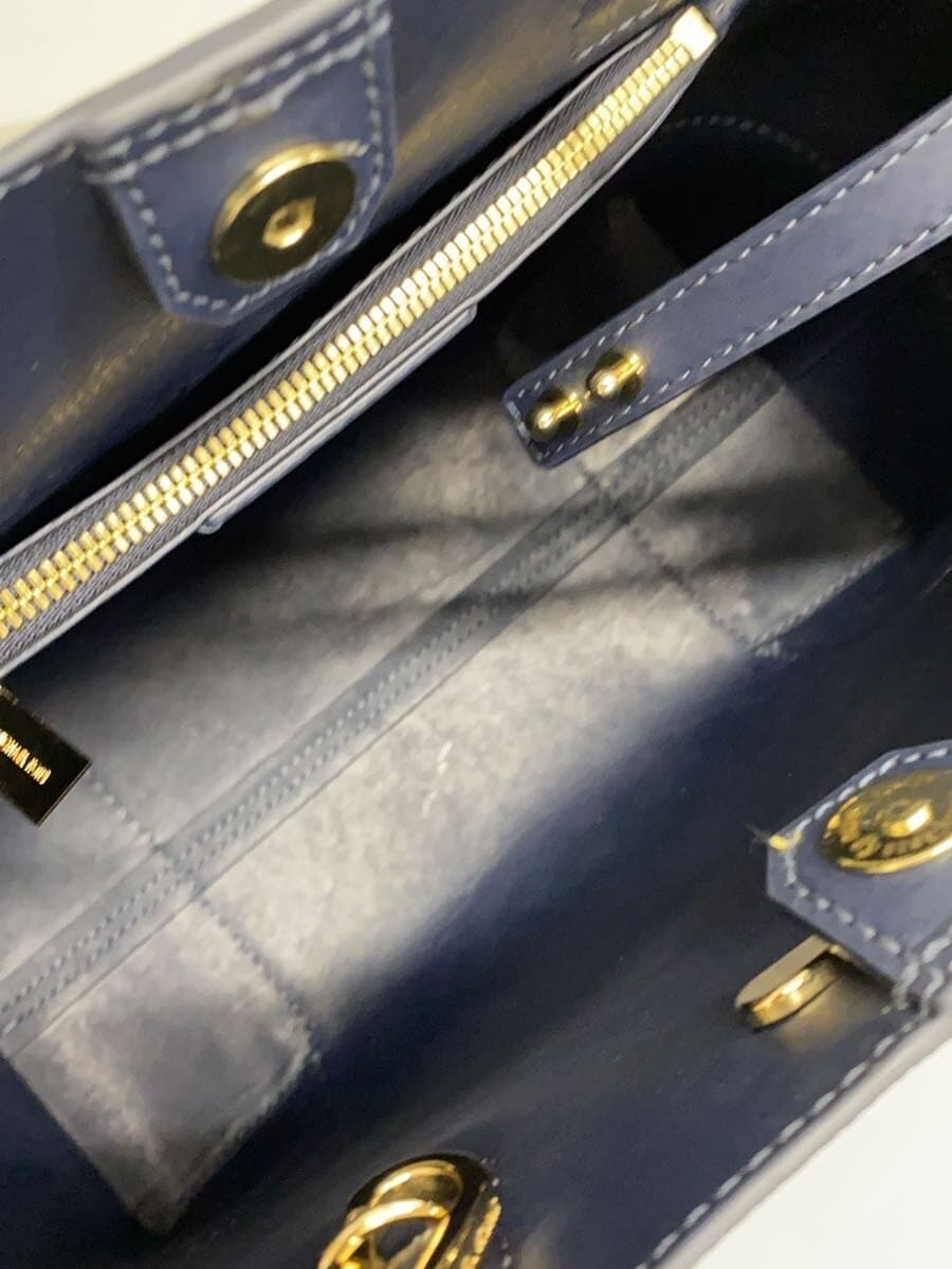 MICHAEL KORSMERCER GALLERY 2-Way Tote Bag Shoulder Bag Leather NVY 30H7GZ5T6T 6