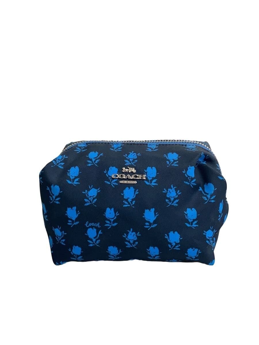 COACH Pouch Nylon BLU All Over Pattern