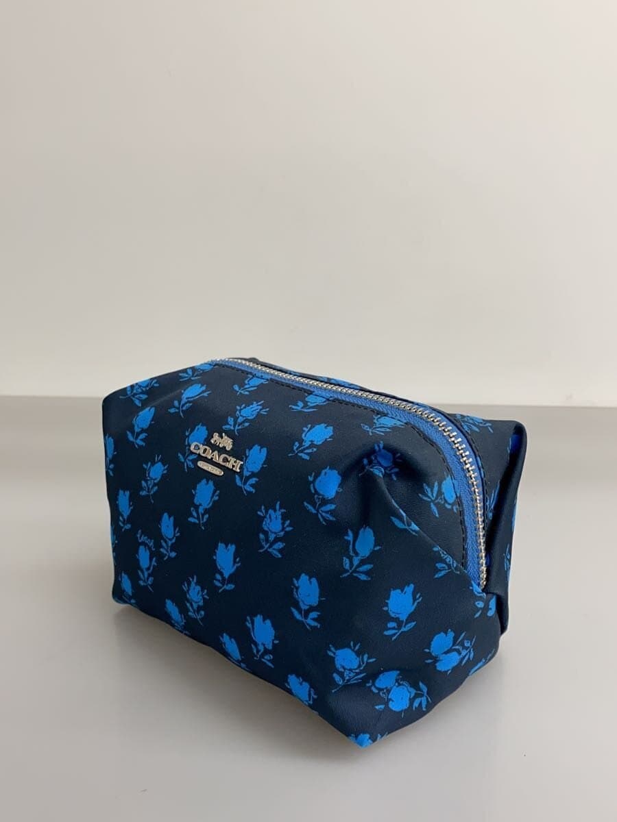 COACH Pouch Nylon BLU All Over Pattern 2