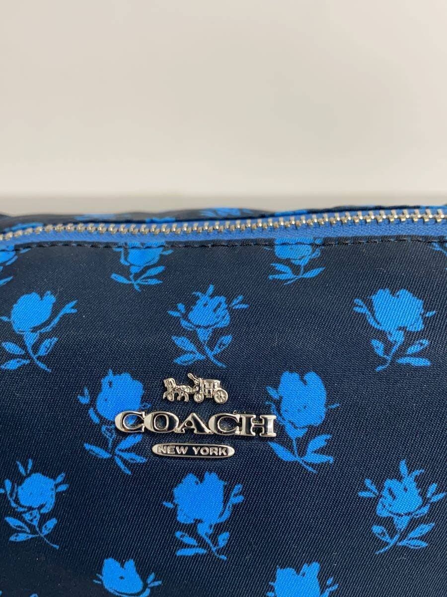 COACH Pouch Nylon BLU All Over Pattern 5