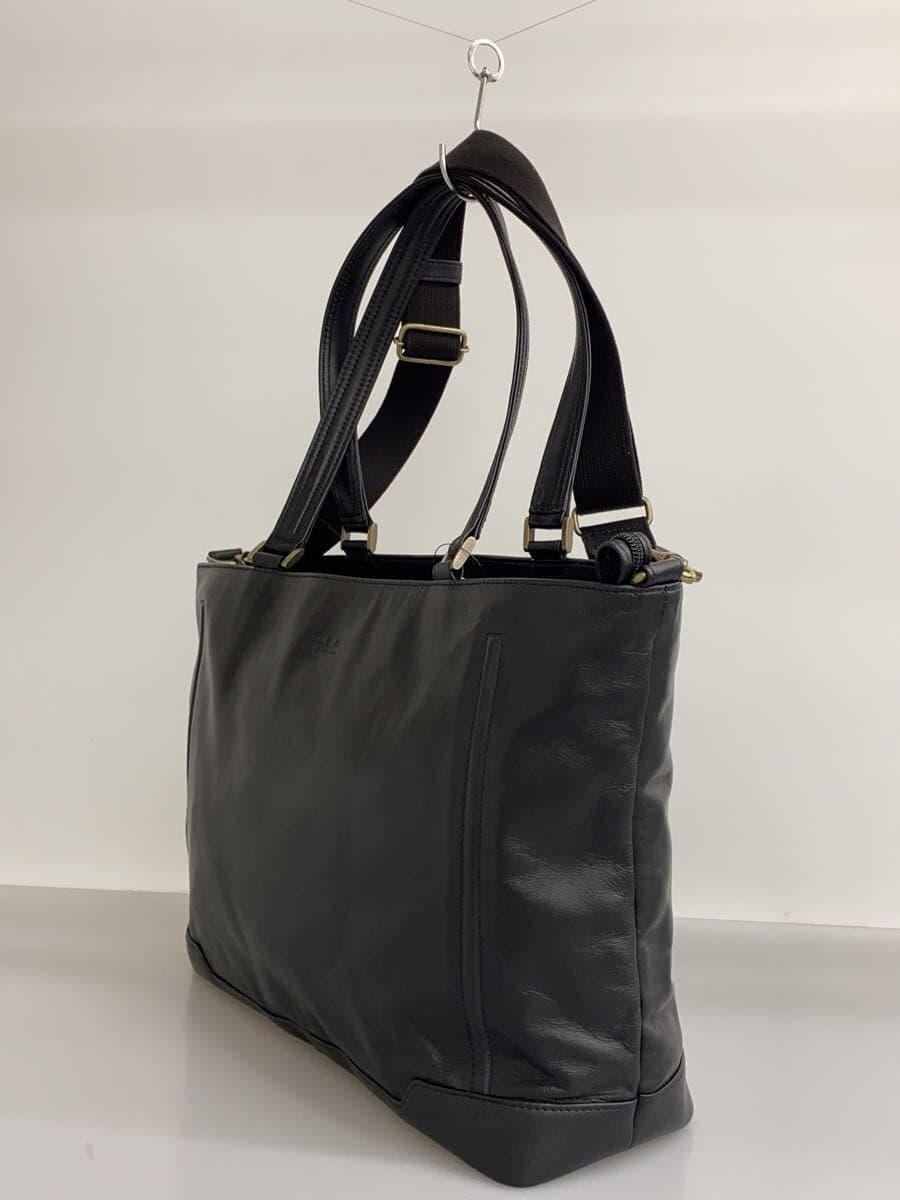DAKOTA Tote Bag Leather BLK 2