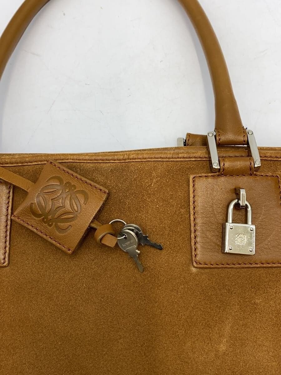 LOEWE tote bag suede BRW 7