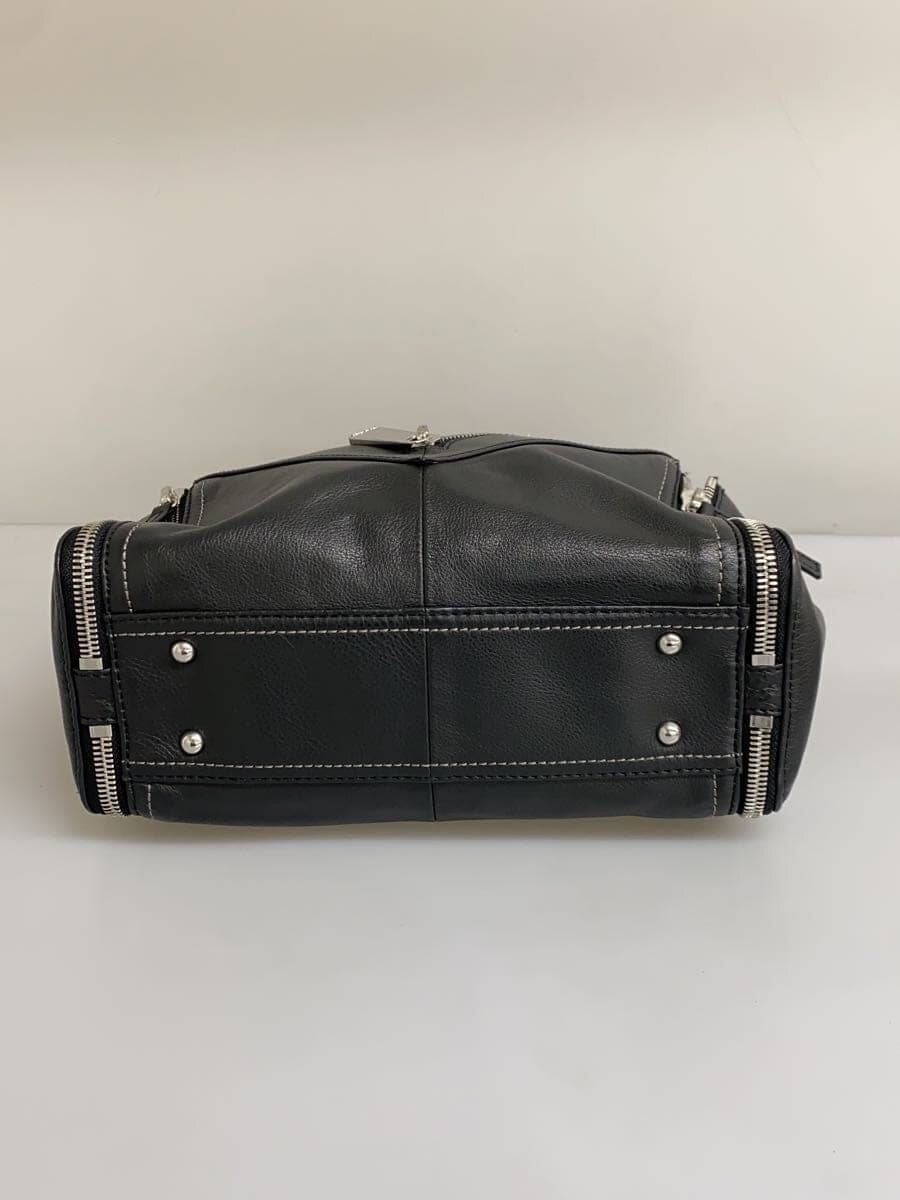 DIESELLE-ZIPPER Handbag Leather BLK 4