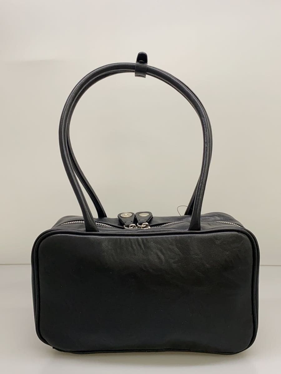 MOUSSYBIG POCKET Mini Tote Tote Bag Leather BLK 3