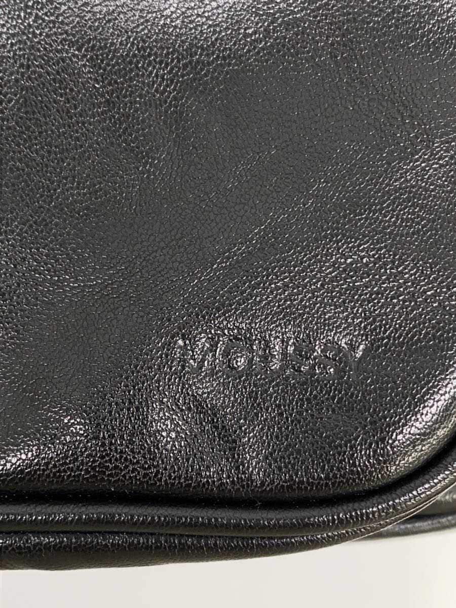 MOUSSYBIG POCKET Mini Tote Tote Bag Leather BLK 5