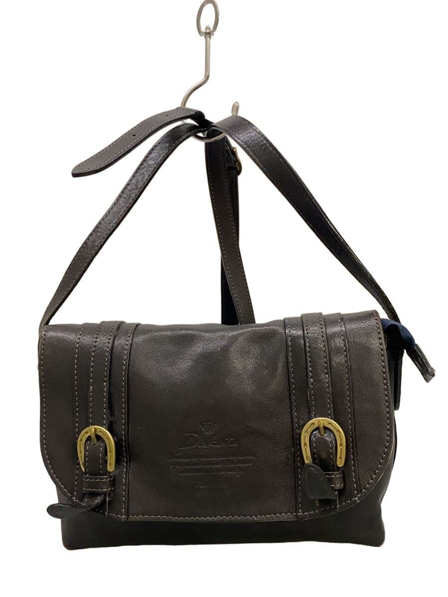 DAKOTA Cube Shoulder Bag Leather BLK 1030305