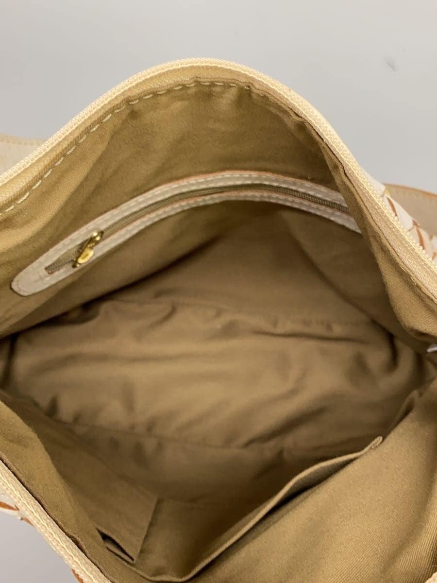 Other Brand Braided Shoulder Bag Leather WHT Solid 5