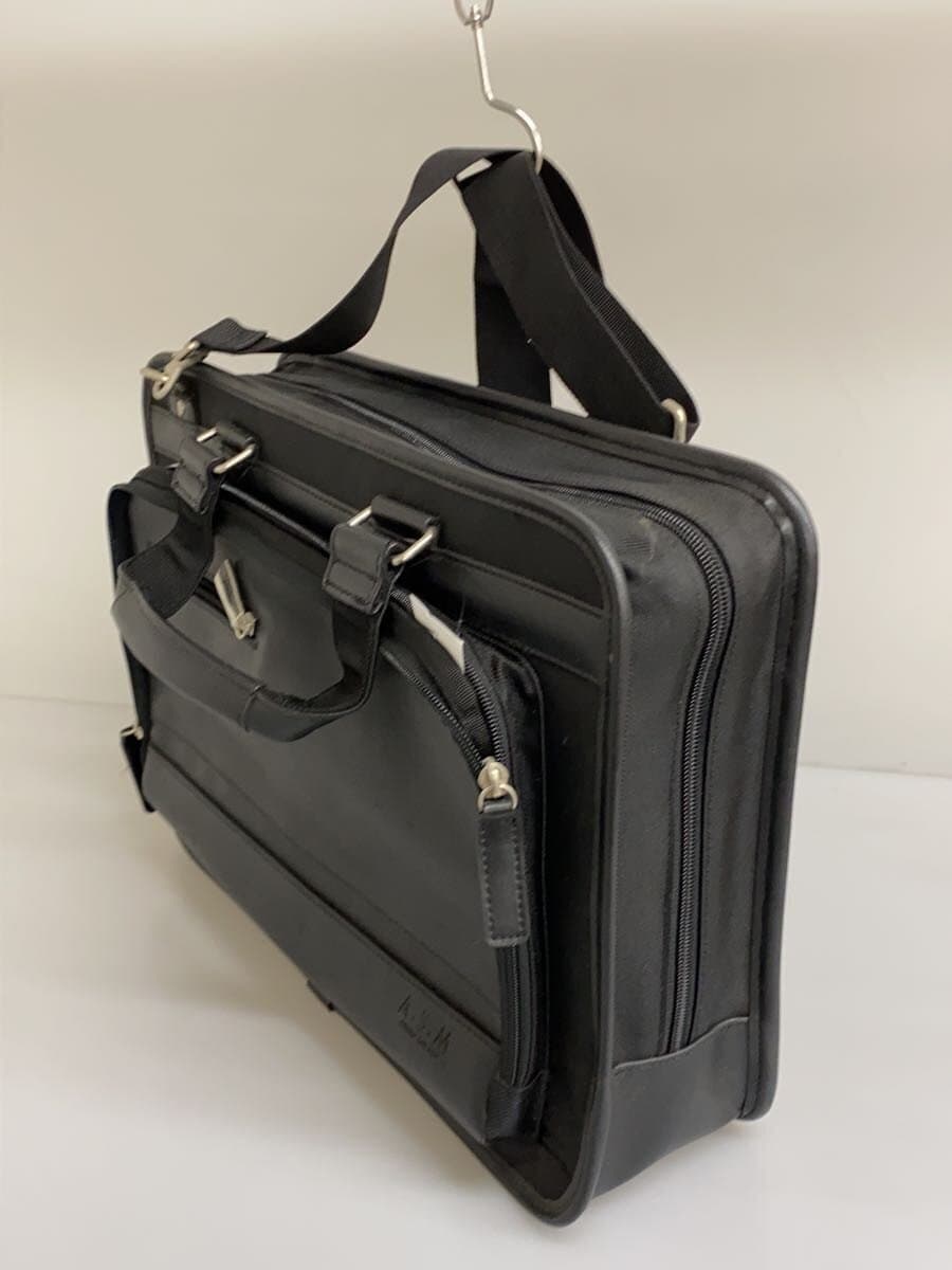 A.S.M(ATELIER SAB MEN)Briefcase BLK Solid 2