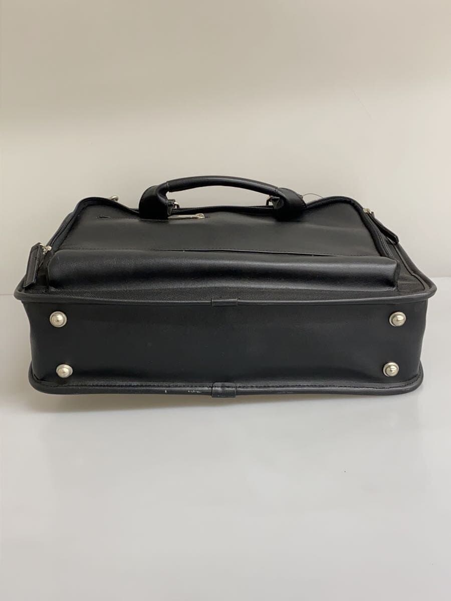 A.S.M(ATELIER SAB MEN)Briefcase BLK Solid 4