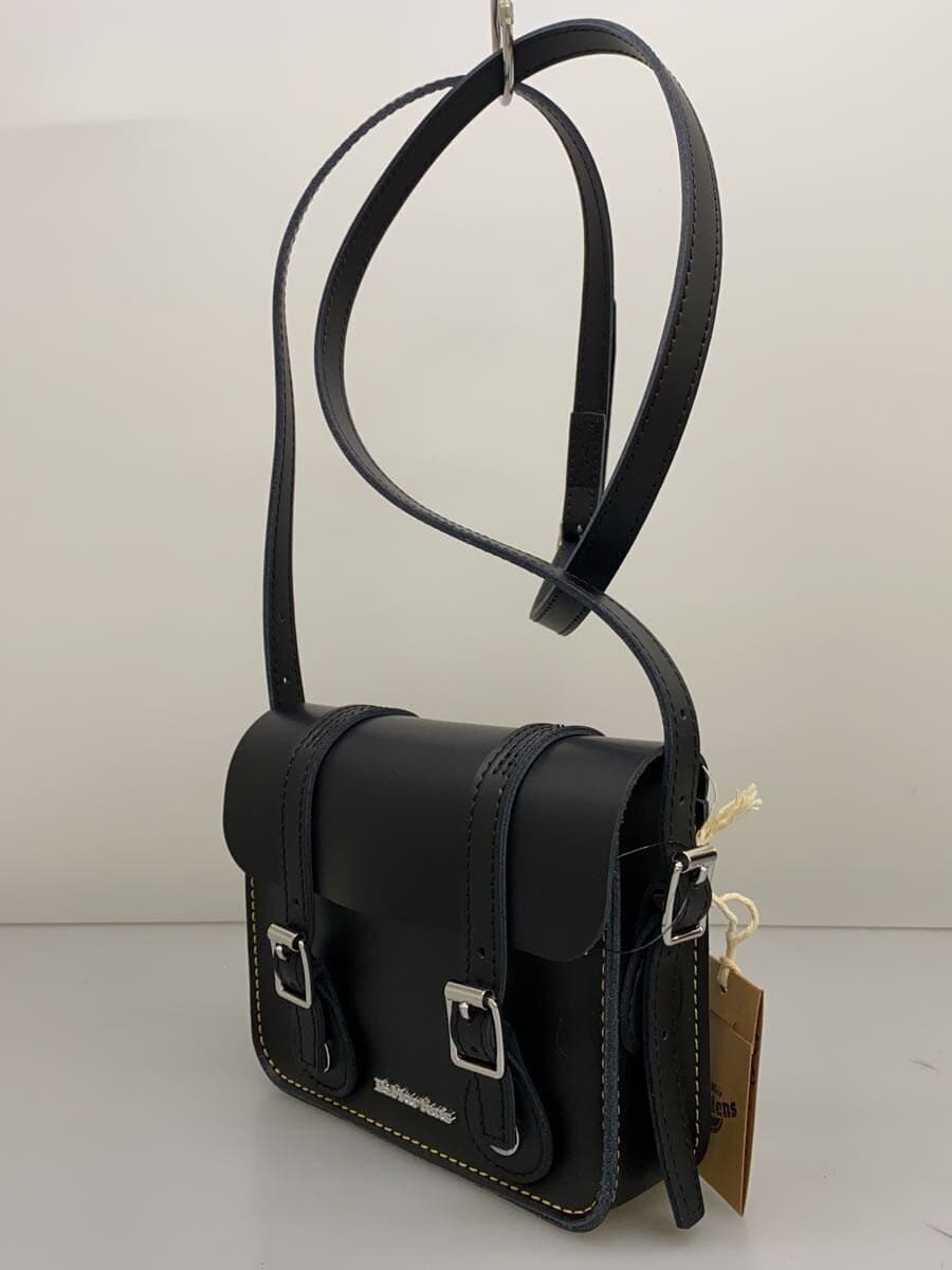 Dr.Martens7 Inch Satchel Bag Shoulder Bag Leather BLK AB098001 2