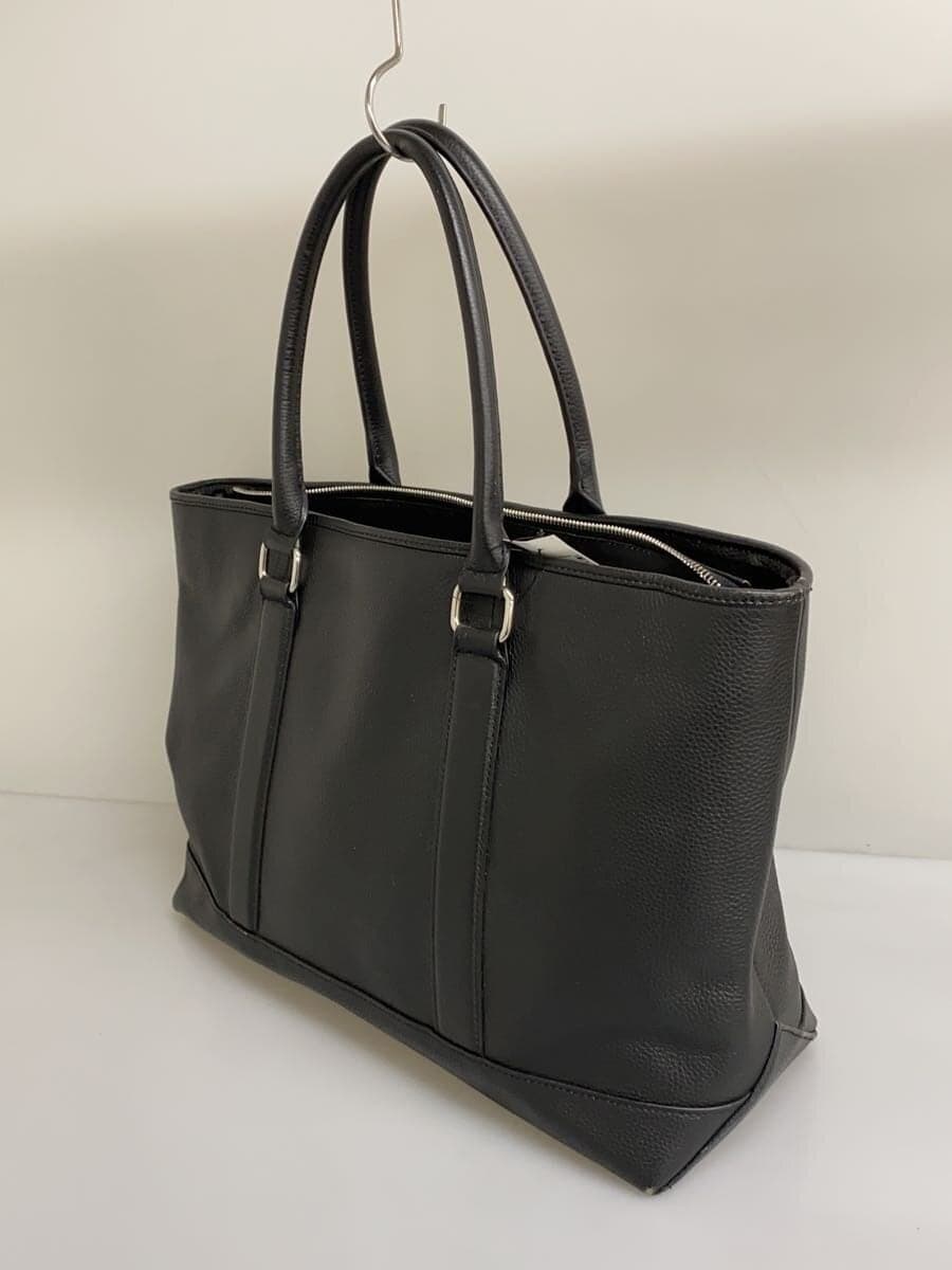 UNITED ARROWS green label relaxing Business Bag Tote Bag Leather BLK 2