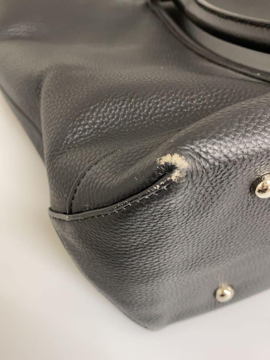 UNITED ARROWS green label relaxing Business Bag Tote Bag Leather BLK 7