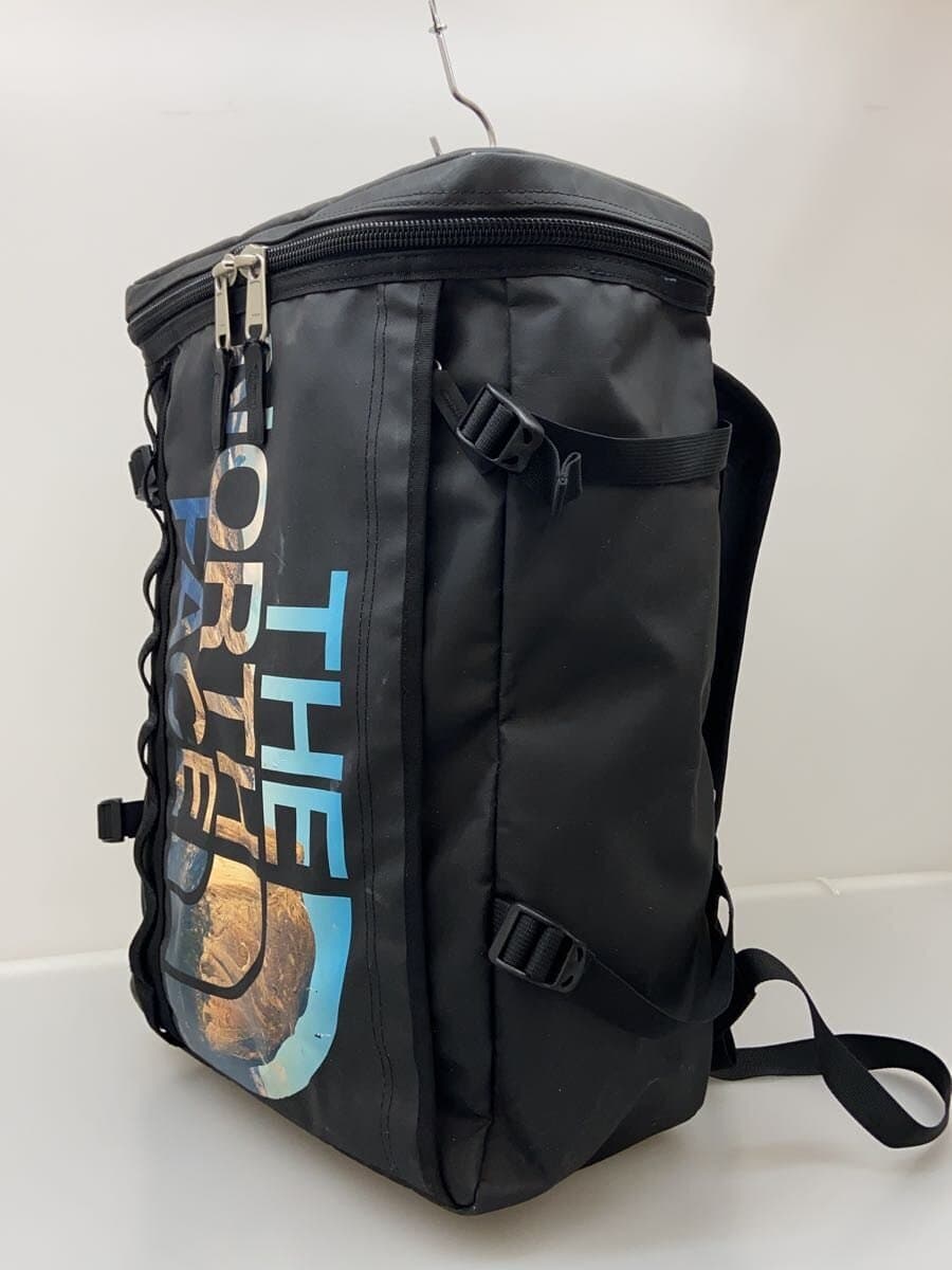 THE NORTH FACE backpack -- BLK all-over pattern NM81939 has damage 2