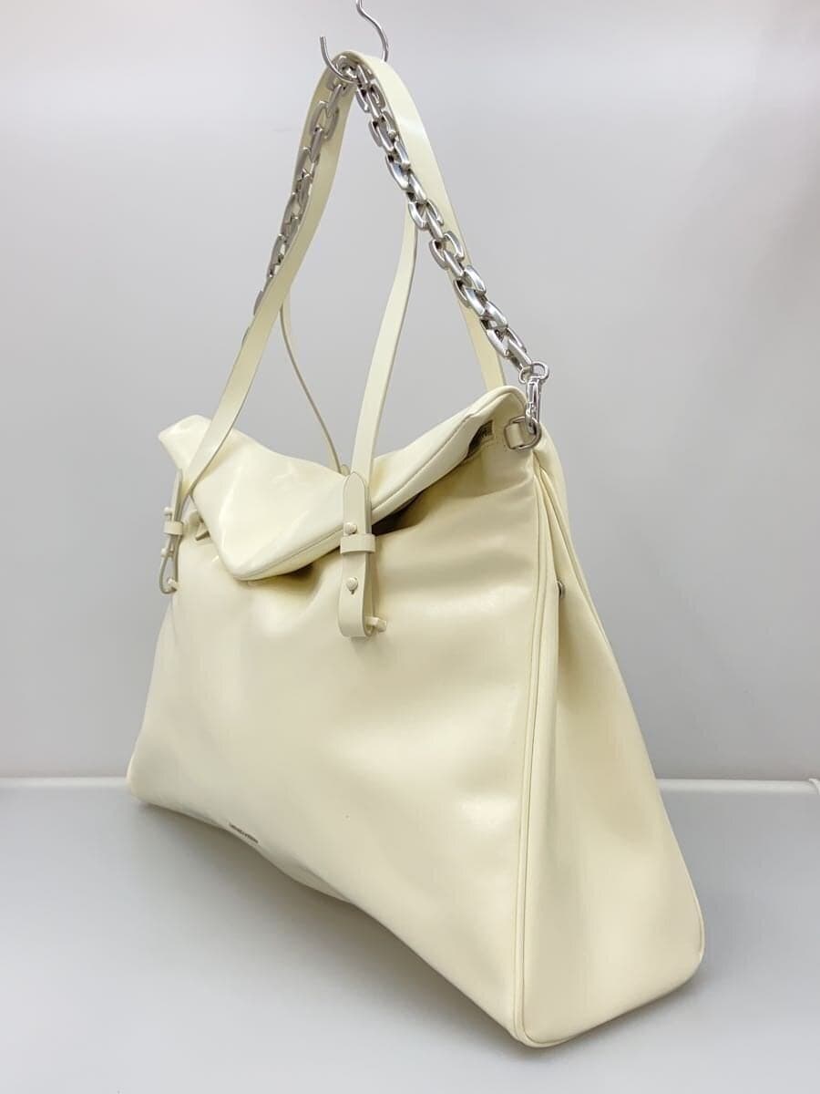 CHARLES&KEITH Tote Bag Leather WHT Plain 30160225 2