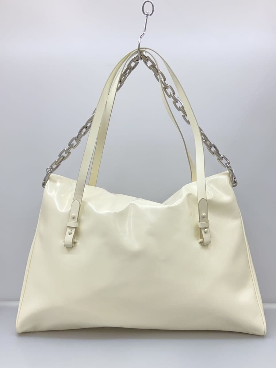 CHARLES&KEITH Tote Bag Leather WHT Plain 30160225 3