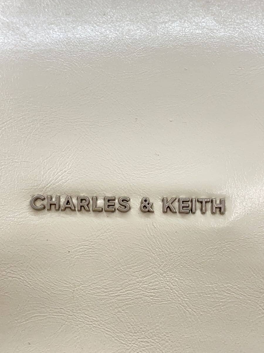 CHARLES&KEITH Tote Bag Leather WHT Plain 30160225 5