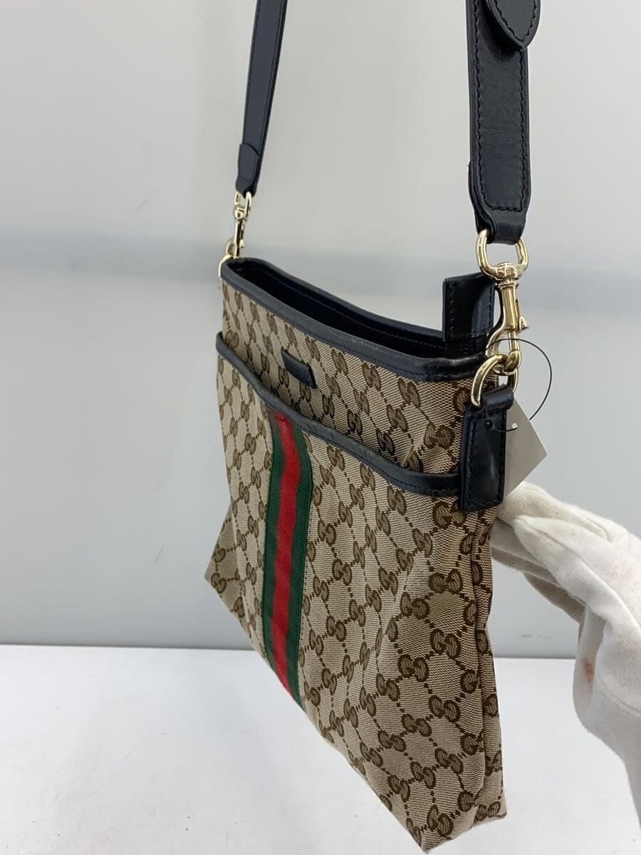 GUCCI Shoulder Bag_GG Canvas Canvas BEG Monogram 2