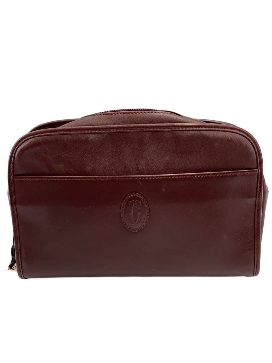 Cartier Must Line Clutch Bag Leather BRD