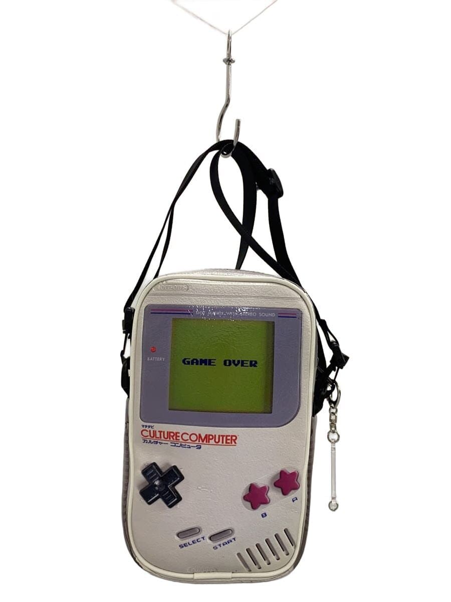 TALKING ABOUT THE ABSTRACTIONGB SACOCHE GB Shoulder Bag Leather WHT Allover