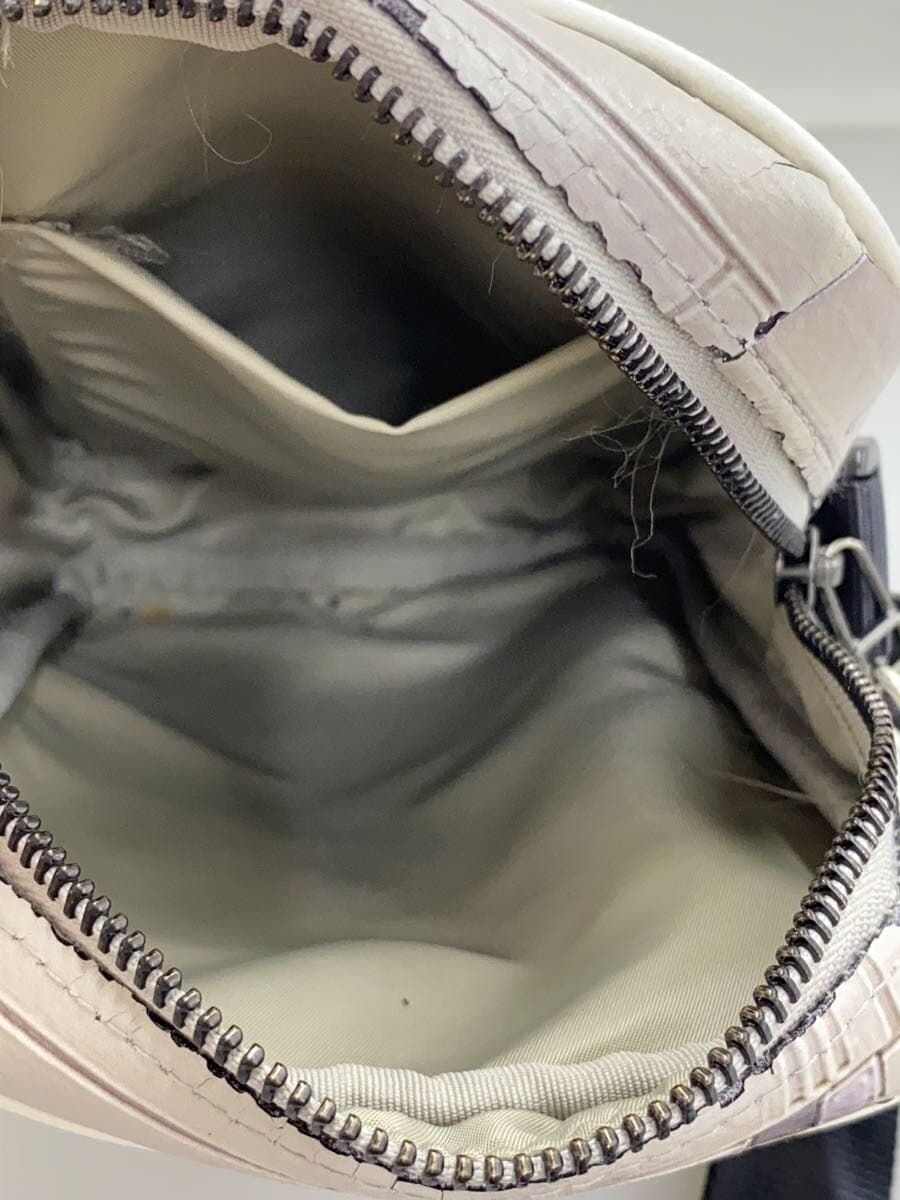 TALKING ABOUT THE ABSTRACTIONGB SACOCHE GB Shoulder Bag Leather WHT Allover 6