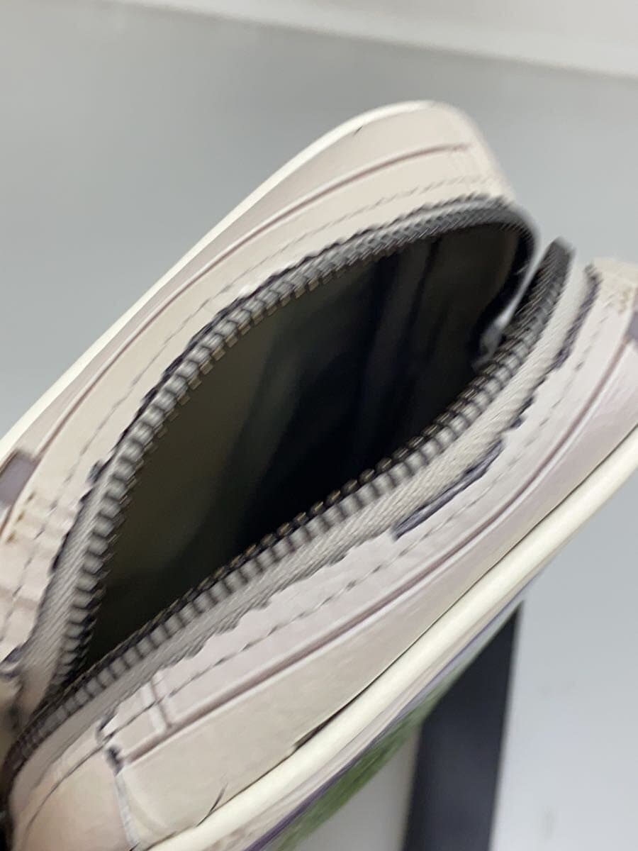 TALKING ABOUT THE ABSTRACTIONGB SACOCHE GB Shoulder Bag Leather WHT Allover 9