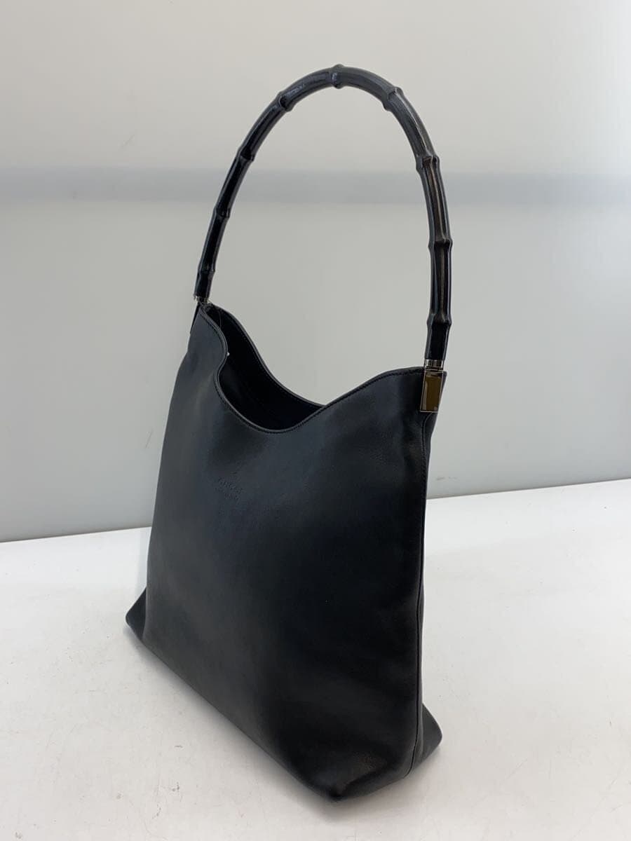 GUCCI Shoulder Bag Leather BLK 2