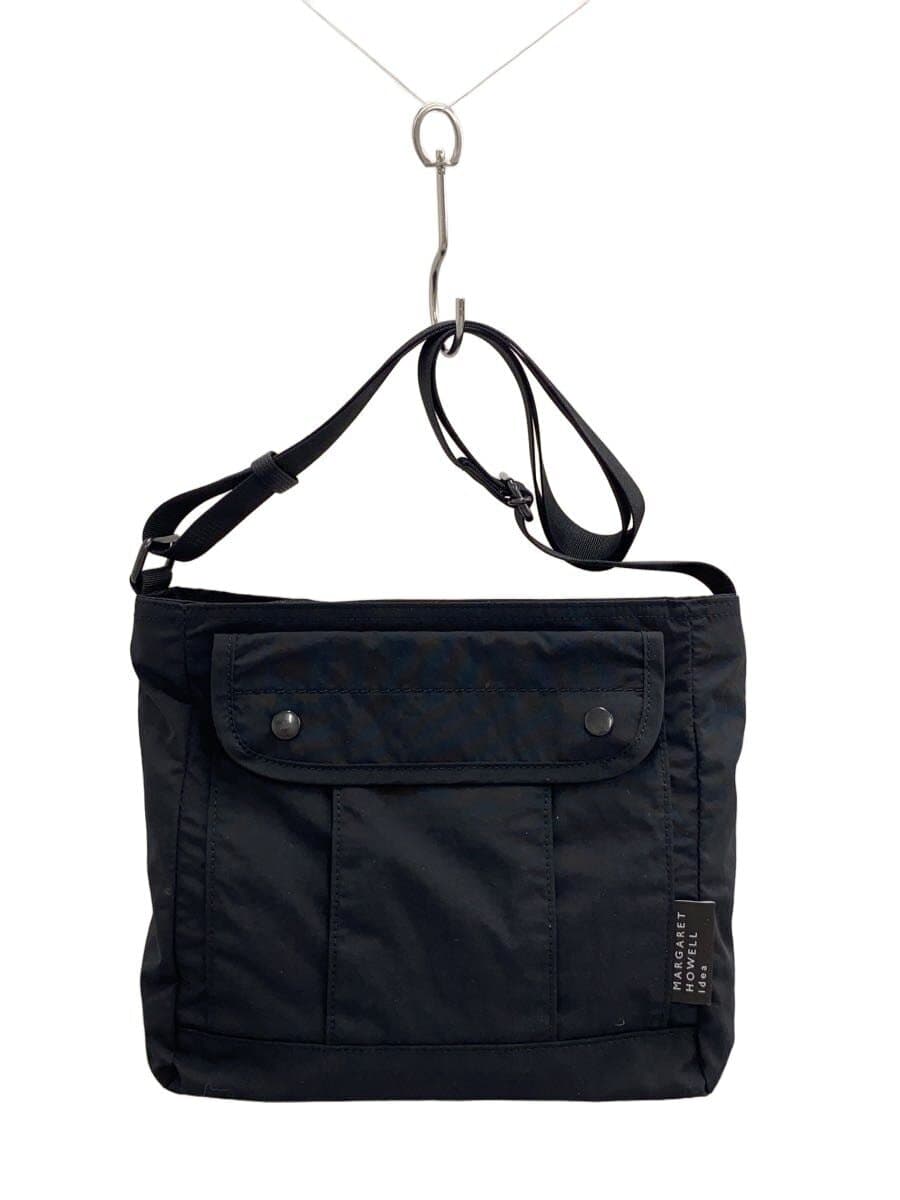 MARGARET HOWELL shoulder bag nylon BLK plain