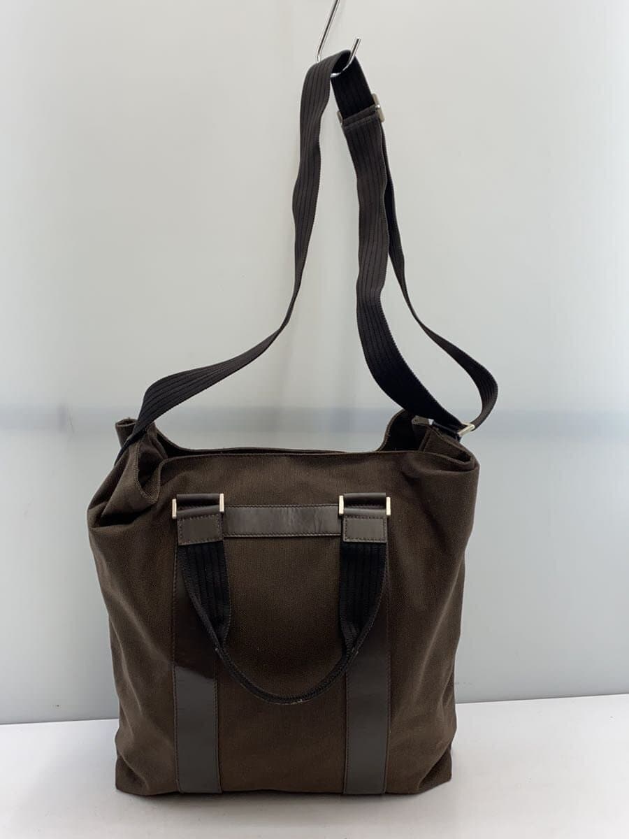 Salvatore Ferragamo Shoulder Bag Canvas BRW 3