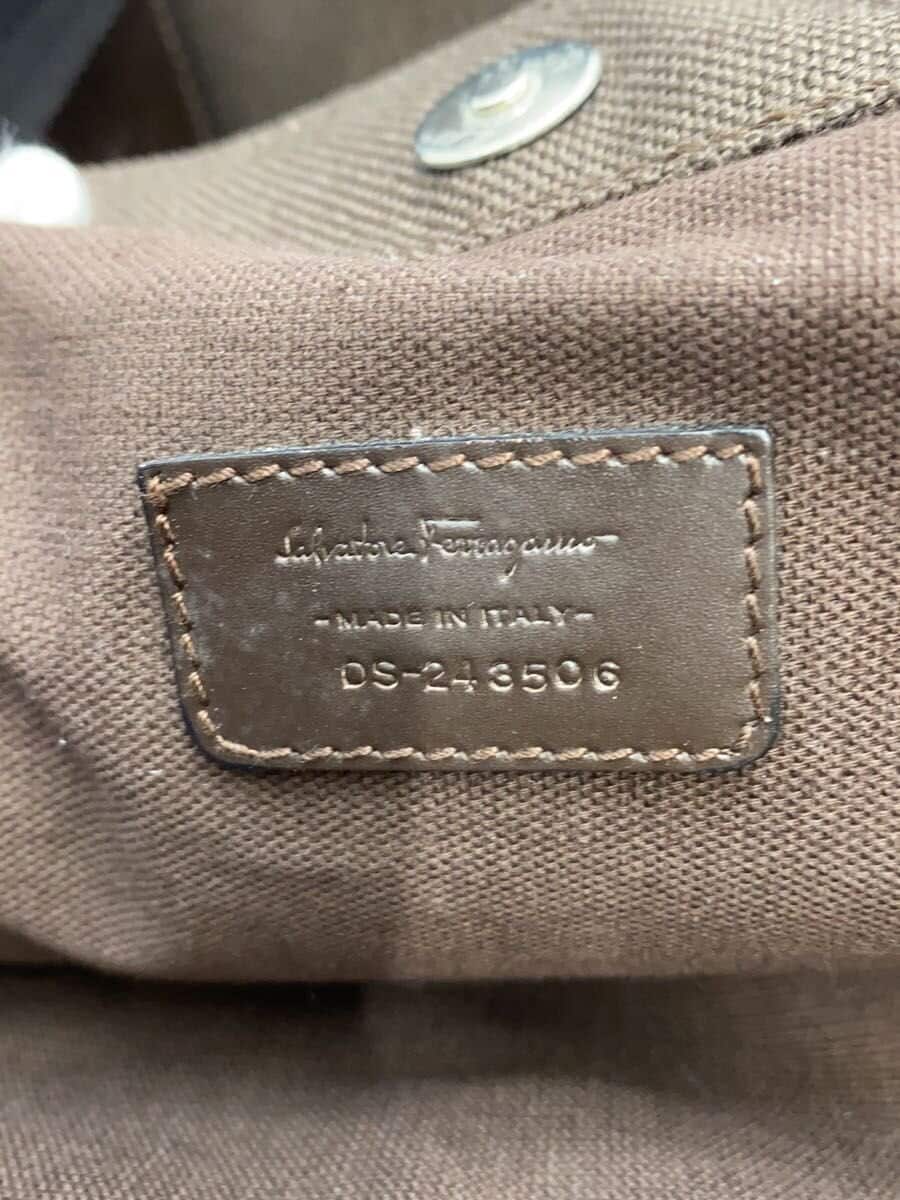 Salvatore Ferragamo Shoulder Bag Canvas BRW 5