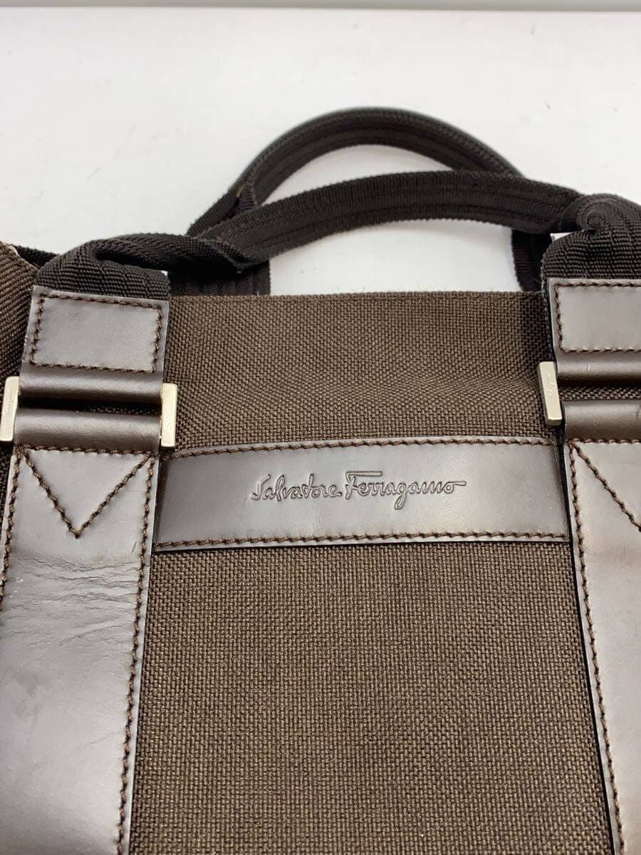Salvatore Ferragamo Shoulder Bag Canvas BRW 7