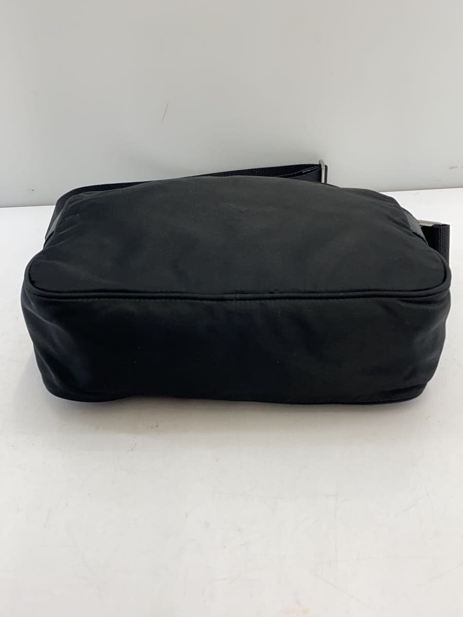 PRADA Shoulder Bag Nylon BLK Solid 4