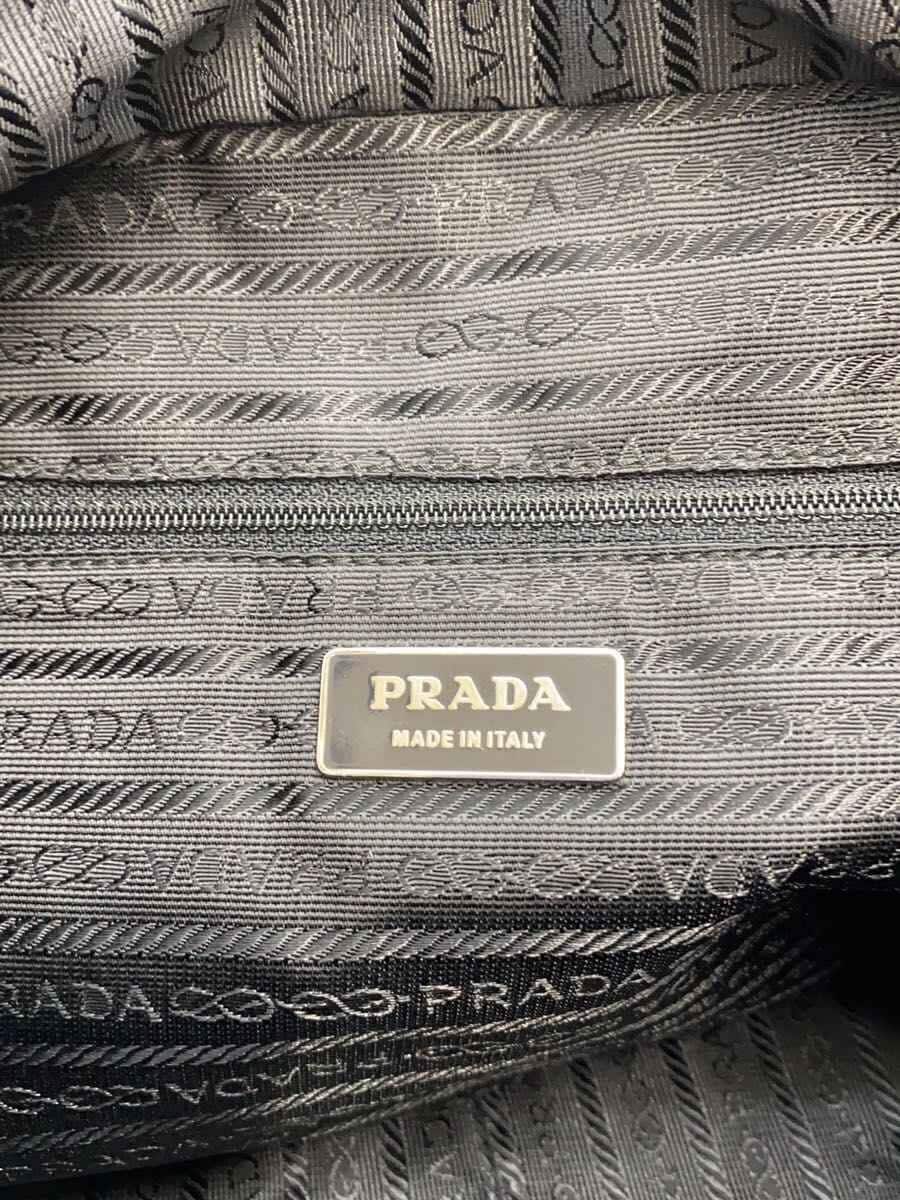 PRADA Shoulder Bag Nylon BLK Solid 5