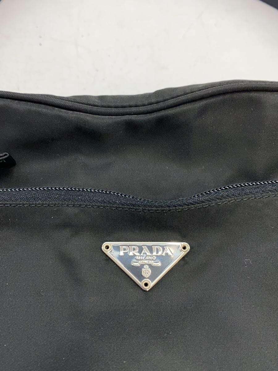 PRADA Shoulder Bag Nylon BLK Solid 7