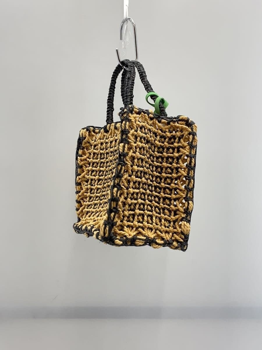 MARNI With Tag Basket Bag Handbag BEG Solid 2