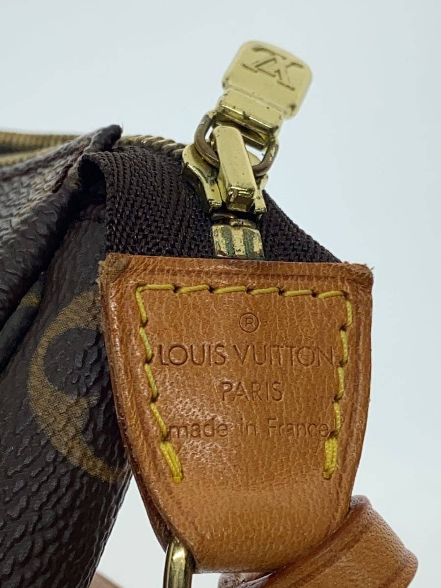 LOUIS VUITTON 1) Pochette Accessoires Monogram Canvas PVC BRW M51980 5