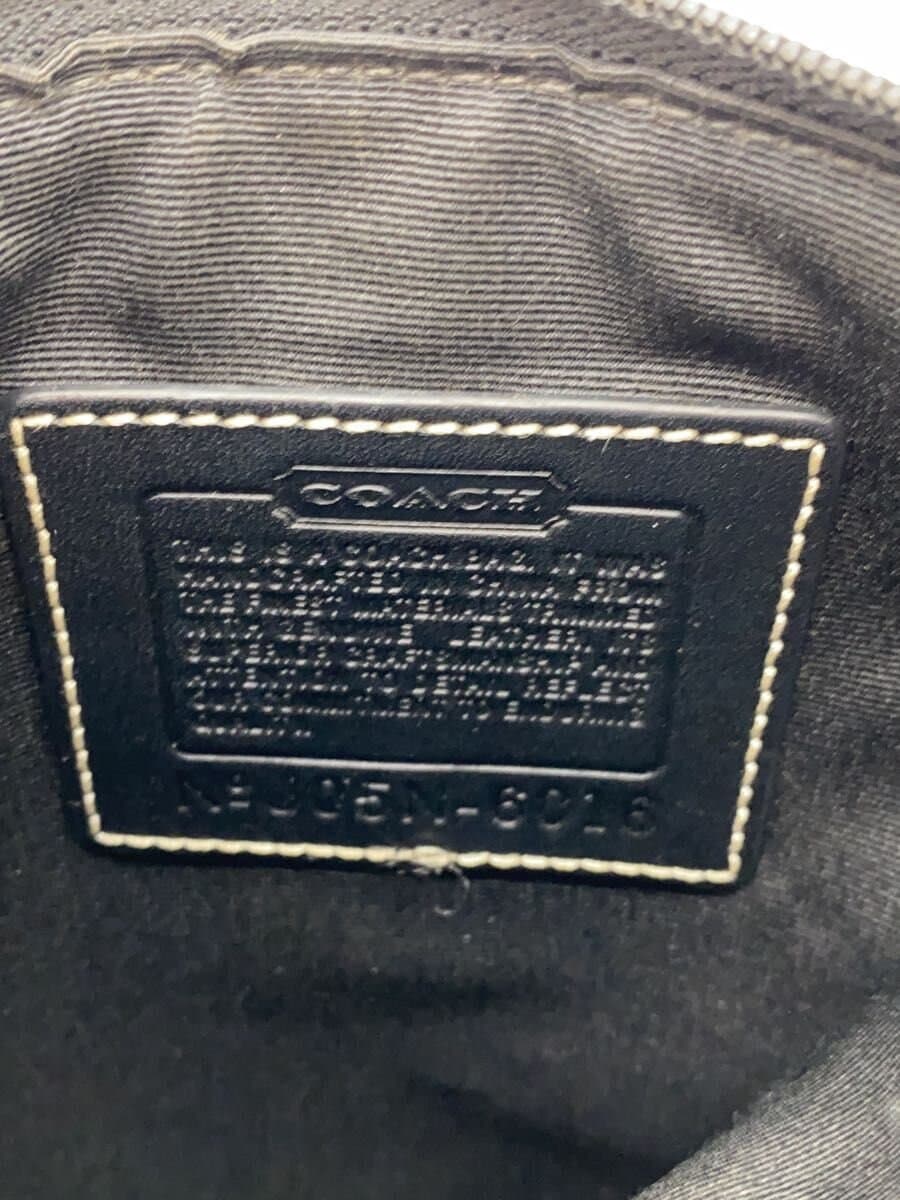 COACH Shoulder Bag Canvas BEG 6016 3