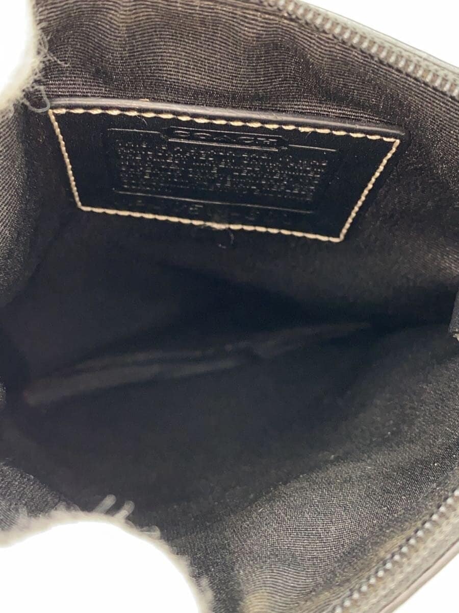 COACH Shoulder Bag Canvas BEG 6016 4