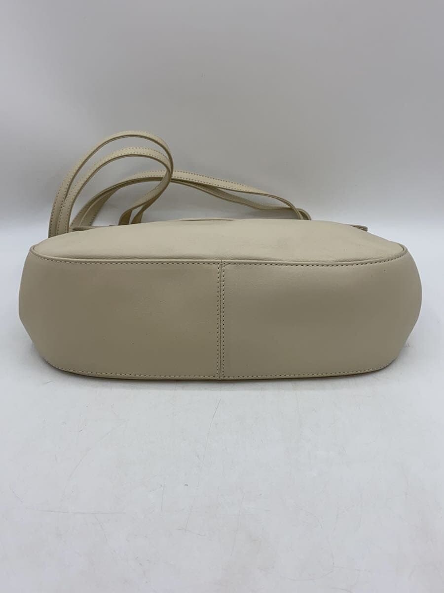 BALLY Shoulder Bag Leather CRM Solid 4